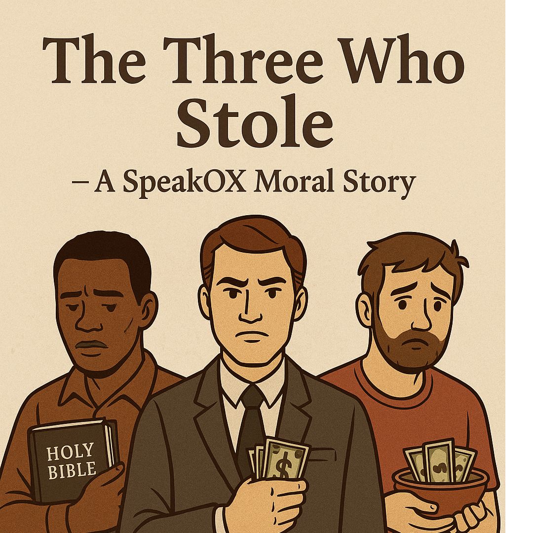 Media for "The Three Who Stole" โ A SpeakOX Moral Story
